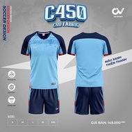 Bộ Quần Áo Thể Thao Bóng Đá Riki CV C450 Cao Cấp Mềm Mại Thoải Mái