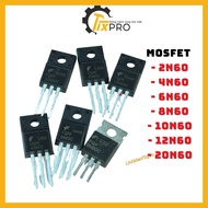 MOSFET 2N60 – 20N60 Genuine N Channel Power Transistor 600V 2A 4A 6A 8A 10A 12A 20A - Fixpro Compone