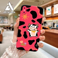 ARTALOKA Case Vivo Y91C Y1S Y12 Y15 Y17 Y20 Y20S Y12S Y51 2020 Y53S Y50 Y30 Case Sapi Cute Bergambar