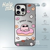 I Donut Care Mirror Phone Case Compatible for iPhone 16 Pro Max 16 Plus 15 Pro Max 14 Pro Max 13 Pro