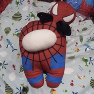RARE Pappy Spiderman Toys 25cm Among Us Plush Toys Superhero Toys Marvel Toys Among Us Cudly Plushie