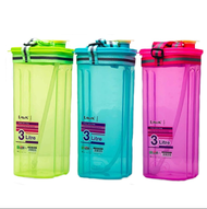 LAVA Water Bottle Tumbler Container Easy Carry Strip Straw 3L BPA FREE/Botol Air LAVA