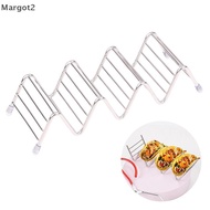 [Mrg] Taco Holder Mexican Pizza Roll Shelf Burrito Potato Chips Ra Shells Taco Ra Stainless Steel Cr