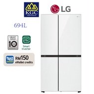 LG Fridge Side-by-Side with Door-in-Door Refrigerator (694L) GC-M257CQFL / GC-M257CGFL