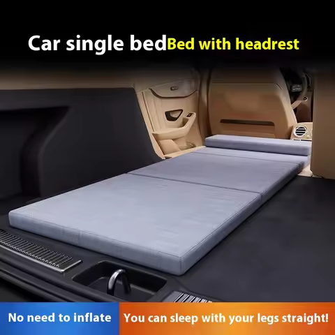 Car Rear Sleeping Car Travel Bed Folding Bed Non Inflatable Camping Bed Office Rest Mat With Pillow 