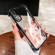 VRQR for Vivo Y20 2021 Y20A Y20T Y20i Y20S G Y12A Y12S 2021 Y3S 2021 Case Cute Smiling Cat Transpare