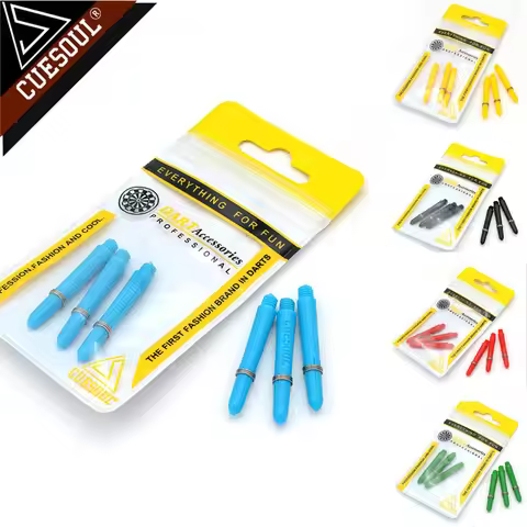 CUESOUL 35/41mm Darts Shafts Nylon 6pcs 2BA Dart Shaft For Professional Darts Plastic Dart Shafts Ac