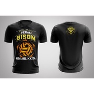 Jersi Sepak Takraw League STL Perak Bison Black