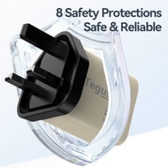 【Fast Charging】55W GaN Charger USB-C/USB-A 2 Ports Charger PD Fast Charging Type C Power Adapter