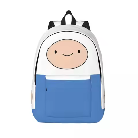 Finn The Human Backpack for Kids and Adults Kindergarten Schoolbag Student Cartoon AdventureTime Boo