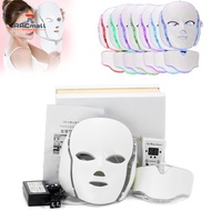 7 Colors Led Photon Light PDT Photodynamic Skin Rejuvenation Facial Neck Mask