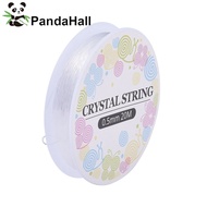 20rolls Elastic Thread Stretchy String Bead Cord for Beaded Jewelry Making Clear 0.5mm about 21.87 y