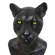 Black Panther Latex Mask Animal Leopard Jaguar Mask Carnival Party Mask Halloween Costume Masqurade 