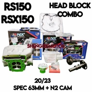 COMBO RS150 RSX150 COMBO SPEC 63MM HEAD BLOCK SET NLK