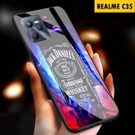 [A03] Realme C35 Case Realme C35 Glitter Glass Softcase Realme C35 Phone Case/ Realme C35 Case/