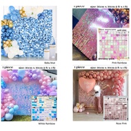 Square Sequin Backdrop 30cm*30cm Birthday Decoration Box/