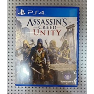 PS4 Game Disc (2nd Hand): ASSASSIN'S CREED UNITY (Clear Cd Has A Little Bit Of Fur Scratches)