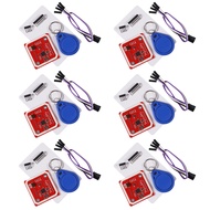 6pcs PN532 NFC Module, V3 Kit Near Field Communication Reader Module Kit I2C SPI HSU with S50 White 