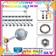 Giàn phơi thông minh tay quay Hòa Phát KS950 chính hãng thích hợp cho căn hộ chung cư cao cấp và nhà