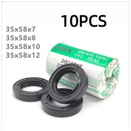 10PCS 35*58*10 skeleton oil seal 35x58x12 35.58.8 35-58-7 35/58/12 oil seal sealing ring