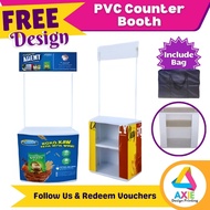 PVC Counter Booth / Promotion Counter Booth + Printing (FREE Design)
