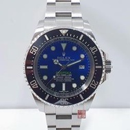 ROLEX 勞力士 116660 Deepsea 2015/02 深海王者 大錶徑 漸層藍水鬼王 大眾當舖B537
