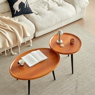 Corner Sofa Table Round Table Coffee Table Creative Black Walnut Country Coffee Table Brown Table Sm