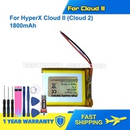 For HyperX Cloud II (Cloud 2)1800mAh Wireless Gaming Headset Battery
