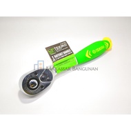 Tekiro Ratchet Handle 1/2" x 10" / Rubber Rachet Handle / Sock Wrench