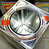 Black tin used bread and astor