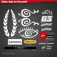 Sticker Helm Set Pecco #63