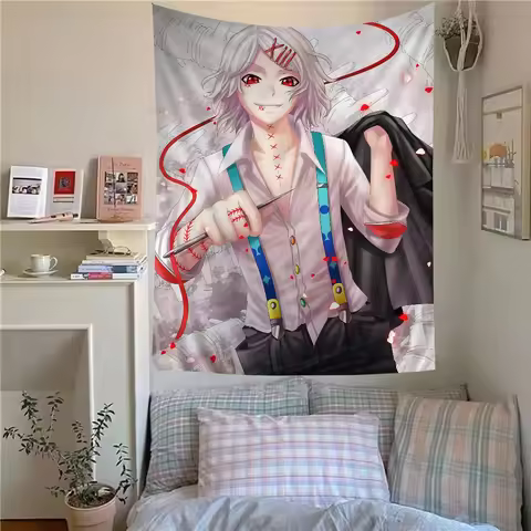 Tokyo Ghoul Suzuya Juuzou Anime Posters Sticky Waterproof Paper Sticker Coffee House Bar Kawaii Room