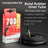 CHAOYANG 700C Bike Inner Tube Butyl Rubber MTB Road Bicycle Tires 33mm 48mm 60mm 80mm 100mm Presta S