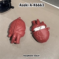 【Trend Front】For Asaki A-K6663 Case Earphone Case Simulation Cartoon Soft Silicone Casing
