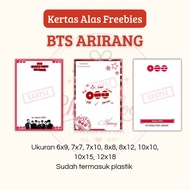 BTS Freebies Arirang | Arirang Freebies Base | Freebies Packaging Paper | Includes OPP Plastic