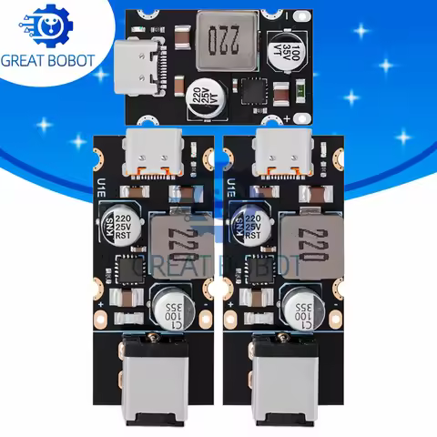 QC4.0 QC3.0 Type-C USB PD65W Fast Charging Adapter Module DC8-32V 3.25A 65W Step Down Module For Hua