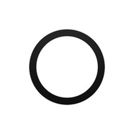 黑色 55x45mm 磁吸鐵環 無線充磁吸圓環片 圓形引磁片 背貼 引磁環 [平行進口] [6件販量裝]