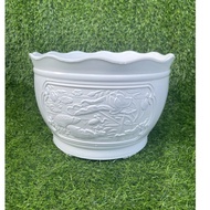 (38x26cm) Uyen Uong plastic pot with glossy finish, super beautiful high-quality porcelain T38_Genui