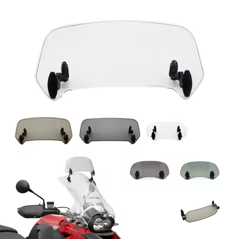 Motorcycle Windshield Extension Spoiler Windscreen Air Deflector For MOTO GUZZI MGX21 NORGE 1200/GT8
