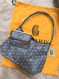 全新Goyard Mini Hobo Bag 灰色 「購自法國有單」