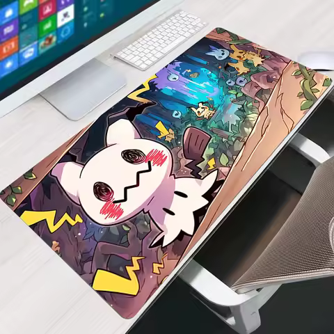 Mouse Pad Pokemon Pikachu Anime Office Laptop Gamer Computer HD Mousepad Gaming Accessories Tablet V