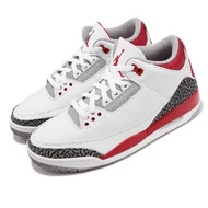 Nike Air Jordan 3 Retro 男鞋 白 紅 Fire Red OG 老屁股 三代 DN3707-160