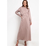 Hazelnut Indonesia - Naya Dress - Gaun / Pakaian / Dress Wanita - Mocca