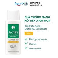 ACNES Kem Chống Nắng Acnes Hỗ Trợ Giảm Mụn Blemish Control Sunscreen 50g