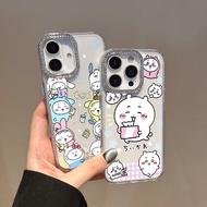 Comics Cute Chiikawas Clear Phone Case For ITEL A60 A60S  A70 A50 Casing Anti Fall Rhinestone Cover