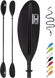 OCEANBROAD Carbon Shaft Adjustable Kayak Paddle 86in/220CM to 94in/240CM Kayaking Boating Canoeing O