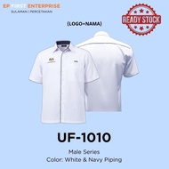 KPM Baju Korporat Putih – Premium White Corporate Shirt