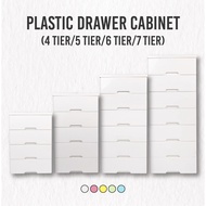 Large Storage Plastic Drawer 4/5/6/7 Tier Drawer Storage Cabinet Storage Chest Drawer Almari Baju
