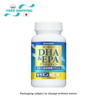 Suntory DHA & EPA + Sesamin EX – Omega-3 Fatty Acids (DHA, EPA) Supplement – 240 Capsules / Approx. 