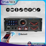 RICSON Karaoke Power Amplifier Stereo Amplifier Amp Speaker With Remote Control/ Fm Radio/ Bluetooth